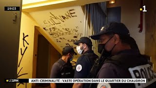 Une vaste opération de police menée au Chaudron, à Saint-Denis
