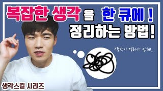 💭생각법 | 복잡한 생각을 한 큐에 정리해 버리는 법 - 마인드맵