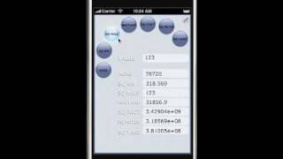 Area convertor- iPhone Application