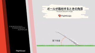 FlightScope アカデミー BASIC「14.ボールが着地する時の角度」