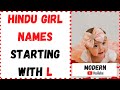 ❤️ Latest 2024 ᐅ L letter names for girl Hindu | baby girl names starting with L