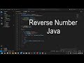reverse number in java using while loop   java tutorial for beginners in hindi
