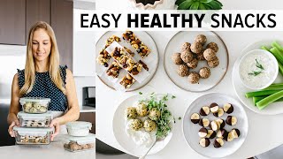 HEALTHY SNACKS | to meal prep for the week (super easy!)