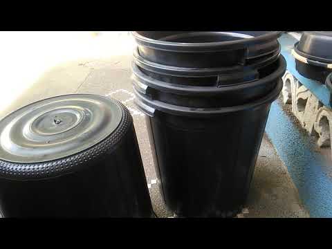 How many holes to drill for a big plant container How many holes to drill for a big plant container