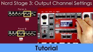 Nord Stage 3 Training | Output Settings Tutorial