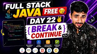 Full Stack Java Free 🥳 | Day 22 - Nested While Loop Project in Java | aadiandjava 2.0