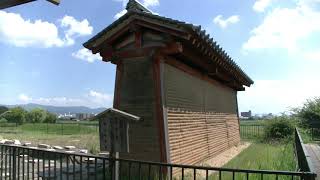 奈良平城宮跡　遺構展示館から