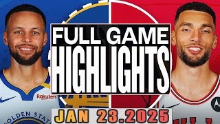 Golden State Warriors Vs Chicago Bulls Full Game Highlights Jan 23,2025 NBA Season 2024-25