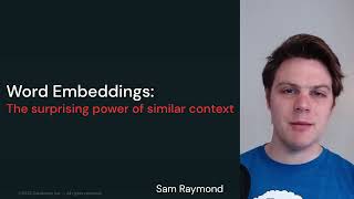 LLM Module 0 - Introduction | 0.6 Word Embeddings