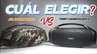 CUÁL SUENA MEJOR❓️Tribit stormbox blast 2 vs JBL boombox 3 HOY TE LO DIRE