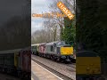 Class 37 37884 amazing train Towing￼ GWR 769944 to reading traincare depot great sounds tractor