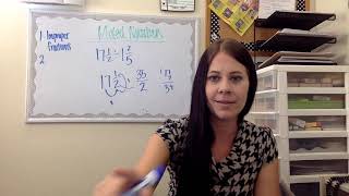 DIviding Mixed Numbers, Cross Cancelling, Simplify