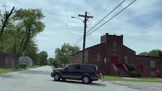 East Glen Park Gary, Indiana ~ Virtual Van Ride ~ 33rd Ave to 36th Ave Blocks