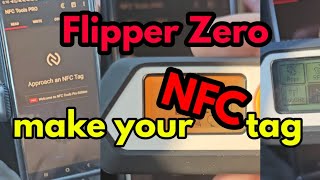 Flipper Zero - make your custom NFC tag 😁