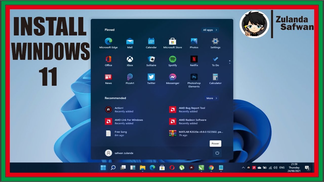 Install Windows 11 - Tutorial Pertama Kali Mencoba Install Windows 11 ...