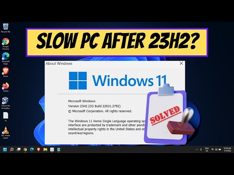 Fixing performance issues after upgrading to Windows 11 23H2 Ultimate Fix Guide