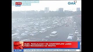 UB: NLEX, maglalagay ng counteflow lanes para makabawas sa traffic