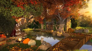 Peaceful Relaxing Hymns,Beautiful Fall Music, "Calm River Morning"  by Dreamy Ambience,ASMR Ambience