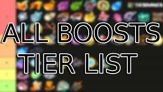 ALL BOOSTS TIER LIST | Sonic Forces Speed Battle