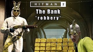 HITMAN 2 - New York Mission The Bank Robbery - Golden Shotgun Easter Egg | Silent Assassin Suit Only
