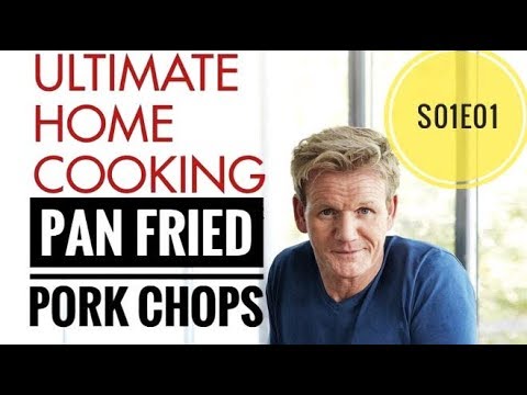 Recipe for fried pork chops with onion