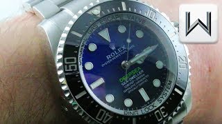 2018 Rolex Deepsea Sea-Dweller D-Blue 126660 Luxury Watch Review