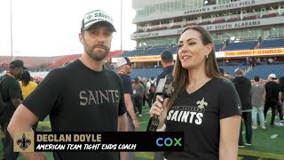 Saints Offensive Asst. Declan Doyle Interview | Senior Bowl 2023