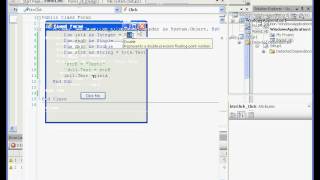 Visual Basic / Visual Studio Video Tutorial - How to create variables, and what they are