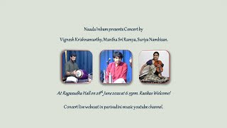 Vignesh Krishnamurthy Concert for Naada Inbam