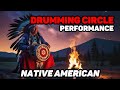 Drumming Circle Performance | Powerful Fire Dance Ritual | Tribal Energy Awakening