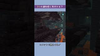 【マイクラ】違和感に気づけたらマイクラ上級者！？[ピグリン要塞] #shorts #マイクラ統合版 #minecraft #目指せ登録者1000人