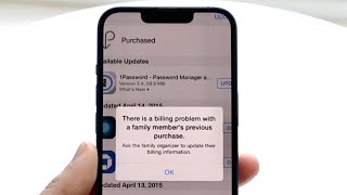 How To FIX Billing Problem Error On ANY iPhone! (2022)