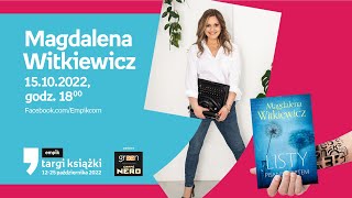 Magdalena Witkiewicz – SPOTKANIE15 października, godz. 18:00