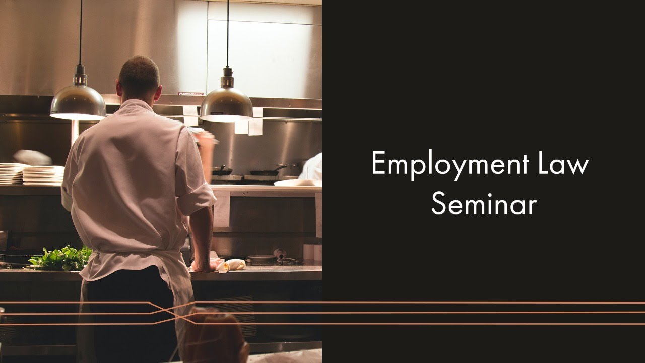 Employment Law Seminar Youtube