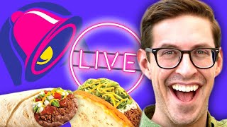 🔴Eat With Keith LIVE | A Taco Bell Dinner Experience