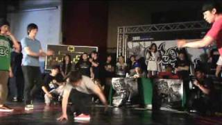 2009 Bboy Mania - Top 16 - 達叔陪你玩 vs Top Coalition