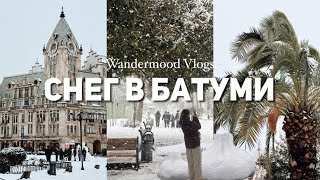 БАТУМИ В СНЕГУ! НЕ МОЖЕТ БЫТЬ! Влог из снежного Батуми