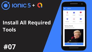 Ionic 5 Tutorial #7 - Install All Required Tools