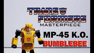 TRANSFORMERS MP45 BUMBLEBEE K.O. MASTERPIECE (MP45マルハナバチ)