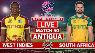 ICC T20 World Cup Live: West Indies vs South Africa Live Scores | WI vs SA Live Scores & Commentary