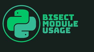 Bisect Module: Inse(o)rt, Bisect and usage of them | Python
