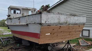 F/V Miss Abby Restorations Ep-5.  Transom