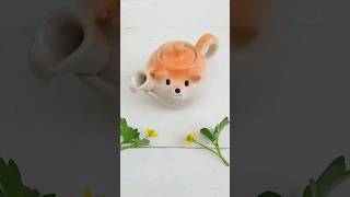 柴犬ミルクポットで楽しいティータイム！Shibainu pot #shorts #陶器