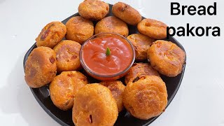 ক্রিস্পি ব্রেড পাকোড়া | Crispy Bread Pakora | Tea Time Recipe | Easy Snacks Recipe |