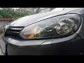 how to use headlight washers on golf 6