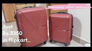 #SafariSuitcase unboxing and short review Tamil #ramyasfootslog #travel  #travelvlog