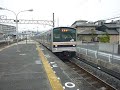 元ミハ205系普通天王寺行き発車@日根野駅