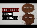 Understanding Espresso Grind Settings