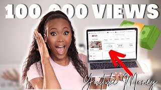 Making Money on YouTube: How Much I Earned from 100K Views