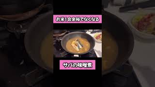 【お米そんなに食べない人間が死ぬほど食べた】サバの味噌煮#料理 #一人暮らし #節約#鯖